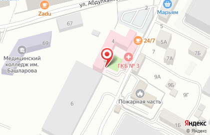 Городская клиническая больница №3 на Сепараторной улице на карте