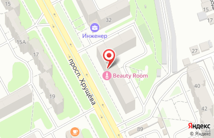 Салон красоты Beauty Room на проспекте Хрущёва на карте