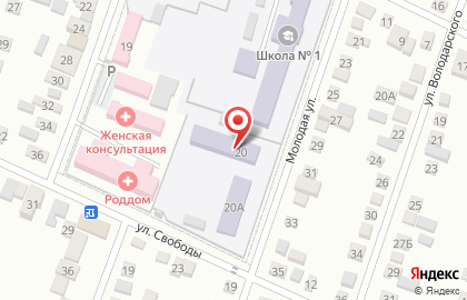 Детский сад Аленький цветочек №1 комбинированного вида на карте