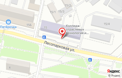 Красноярский колледж отраслевых технологий и предпринимательства в Красноярске на карте
