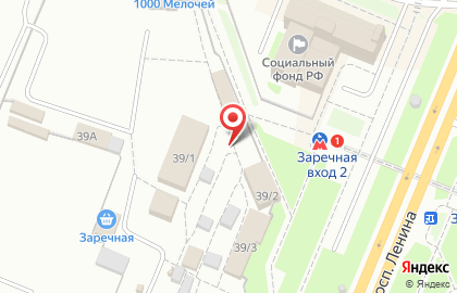 Киоск по продаже фастфуда ГурманЪ на проспекте Ленина на карте