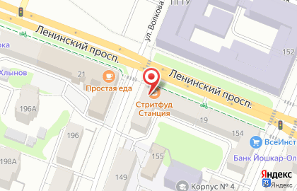 Станция стритфуд на карте