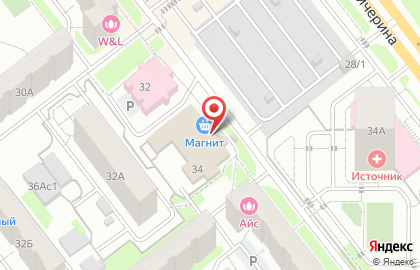 Супермаркет цифровой и бытовой техники DNS в Калининском районе на карте