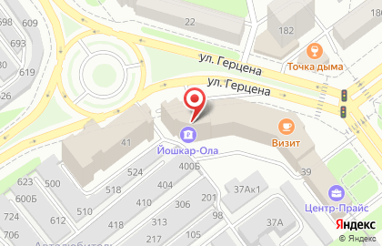 Банк Йошкар-Ола на улице Панфилова на карте
