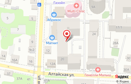 Шустик на Алтайской улице на карте