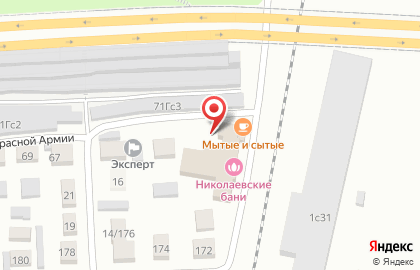 СаянСтиль в Железнодорожном районе на карте