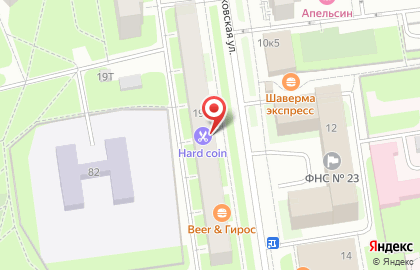 Экомаркет Польза на Пулковской улице на карте
