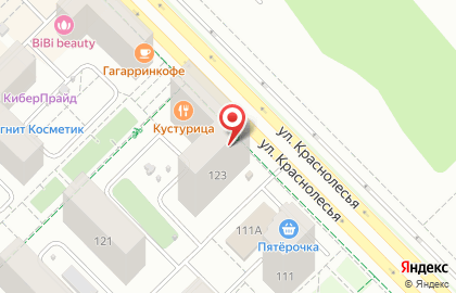 Магазин Автоаккумуляторы на улице Краснолесья на карте