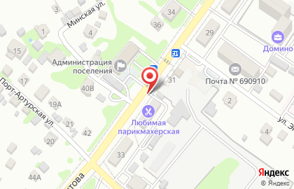 Магазин овощей и фруктов на улице Лермонтова на карте