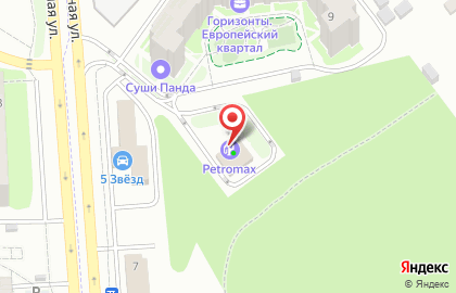 Заправочная станция Petromax на Союзной улице на карте