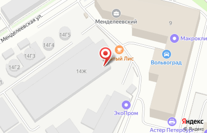 Сервис хранения вещей Safebox на Чугунной улице на карте