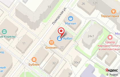 Оператор недвижимости Перспектива24 на Поморской улице на карте