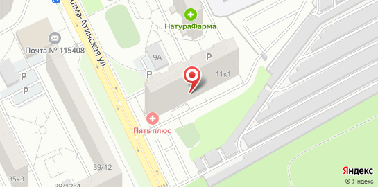 Медицинский центр Пять Плюс на карте