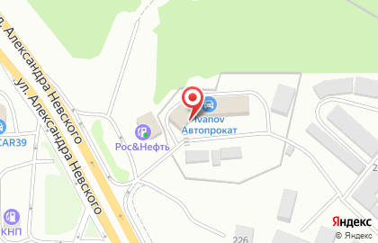 Автосервис Олимп в Ленинградском районе на карте