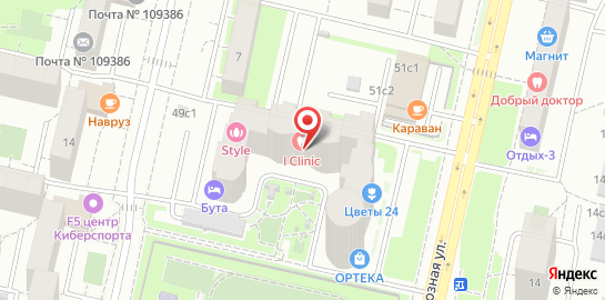 Ортопедический салон ОРТЕКА на Совхозной улице на карте