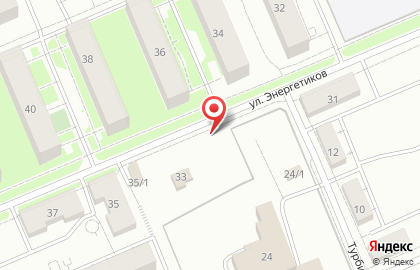 Автостоянка на ул. Энергетиков, 35/3 на карте