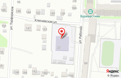 Детский сад №189 в Верх-Исетском районе на карте