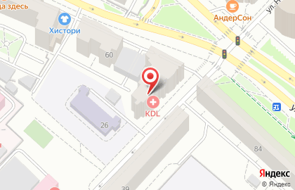 Клинико-диагностическая лаборатория KDL на улице Немцова на карте