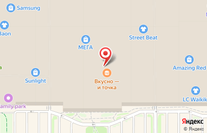 Кофейня МакКафе в ТЦ Мега на карте