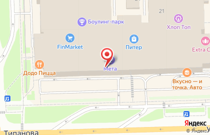 Магазин косметики Подружка в Московском районе на карте