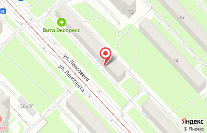 Магазин овощей и фруктов в Московском районе на карте