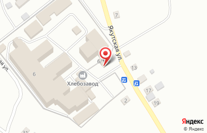 Магазин продуктов Каравай на Якутской улице на карте