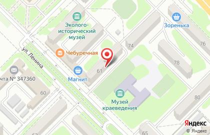 Центральная детская библиотека в Ростове-на-Дону на карте