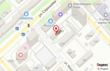 Арт-фото на улице Серышева на карте