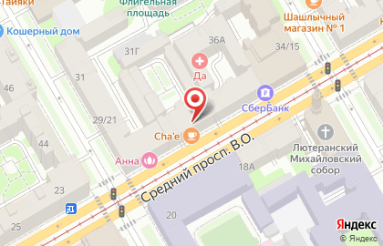 Продуктовый магазин Белорусский дворик в Василеостровском районе на карте