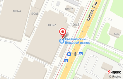 Интернет-магазин Sportcity74.ru на проспекте Гая на карте
