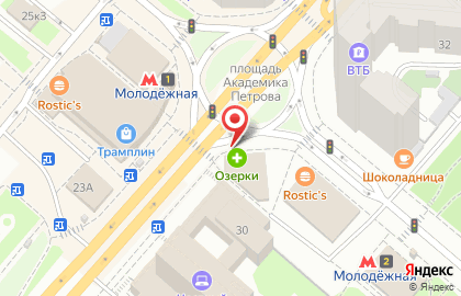 BMar на площади Академика Петрова на карте