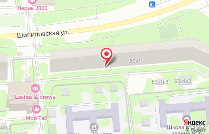 Район Зябликово Общественный пункт охраны порядка Южного административного округа на Шипиловской улице, 60 к 1 на карте
