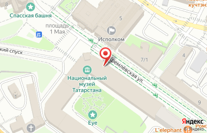 Библиотека национальный музей Республики Татарстан на Кремлевской улице на карте