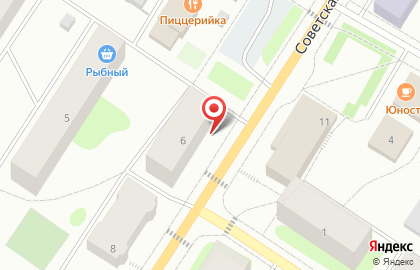 Офис продаж Билайн на Советской улице на карте