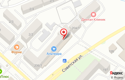 Профиль М на Советской улице на карте