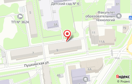 Торговая компания, ИП Бондарева Г.Т. на Пушкинской улице на карте