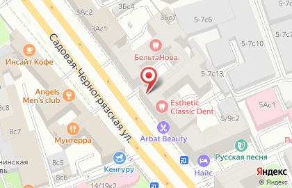Алкомаркет Винлаб на Садовой-Черногрязской улице на карте