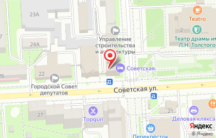 Торговая компания Тенториум в Советском районе на карте