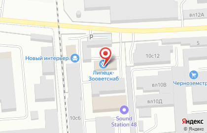 Агата в Универсальном проезде на карте