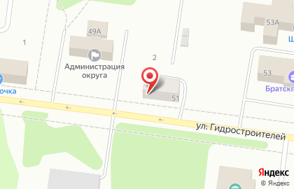 Парикмахерская Золотой Локон на улице Гидростроителей на карте