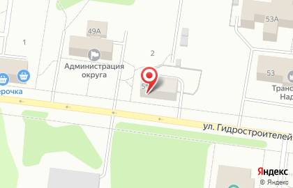 Астро на улице Гидростроителей на карте