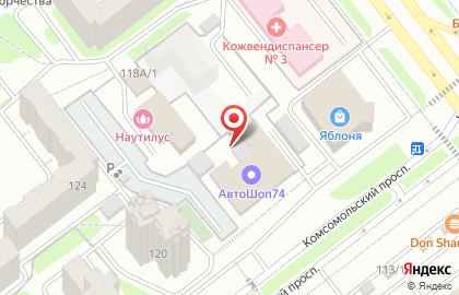 Комп Мастер на Комсомольском проспекте на карте