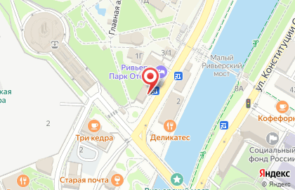 Продуктовый магазин Лиланда на карте