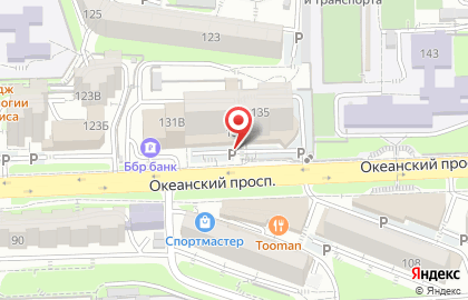 Салон бытовой техники Miele в Первореченском районе на карте