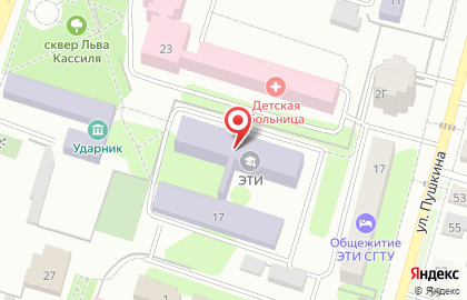 Колледж энгельсского технологического института на площади Свободы на карте