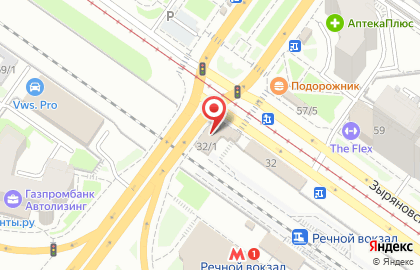 Сеть салонов связи МТС на Зыряновской улице на карте