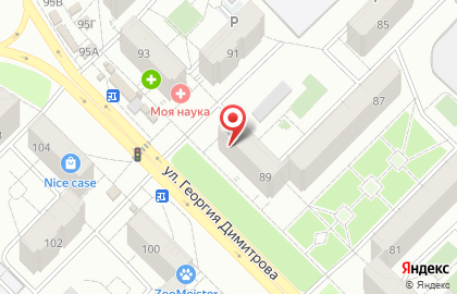 Оптово-розничный салон Дешевая мебель Поволжья в Промышленном районе на карте