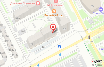 Гостиница Мегаполис в Кемерово на карте