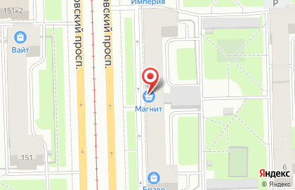 Магазин косметики и бытовой химии Магнит Косметик на Московском проспекте на карте
