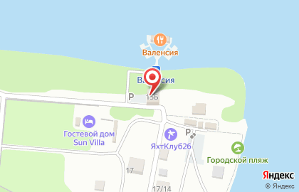 Ресторанно-гостиничный комплекс Valencia на Набережной улице на карте